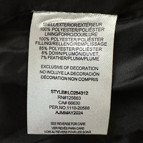 NWT Big Chill Down Blend Puffer Vest Navy Plus 3X - Picture 9 of 9